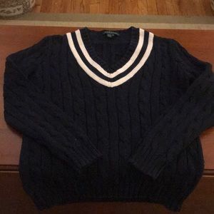 Ralph Lauren Tennis Sweater Navy